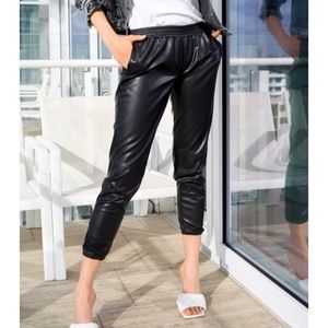 Generation Love Riley Vegan Leather Joggers